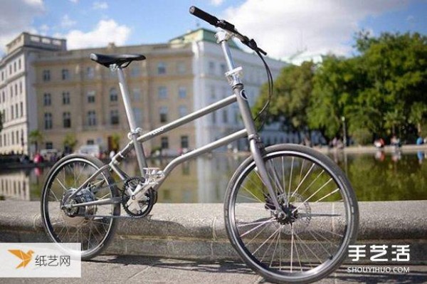 Step on your own electricity! Magnet locking folding bicycle design and production