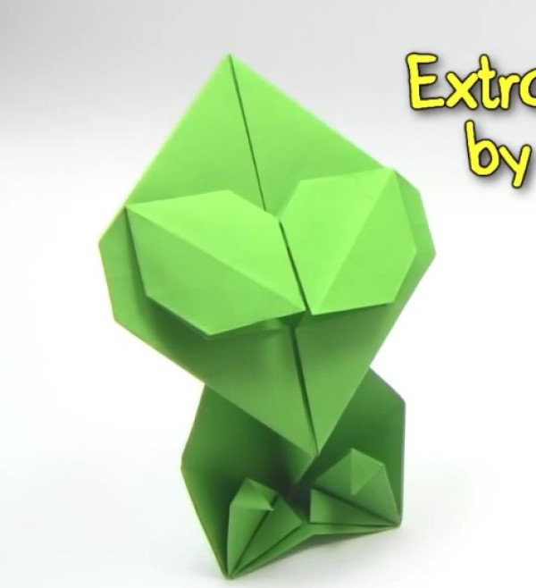 Simple origami encyclopedia—How to fold origami aliens