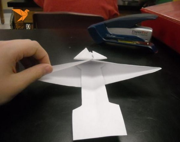 Origami paper airplane making tutorial