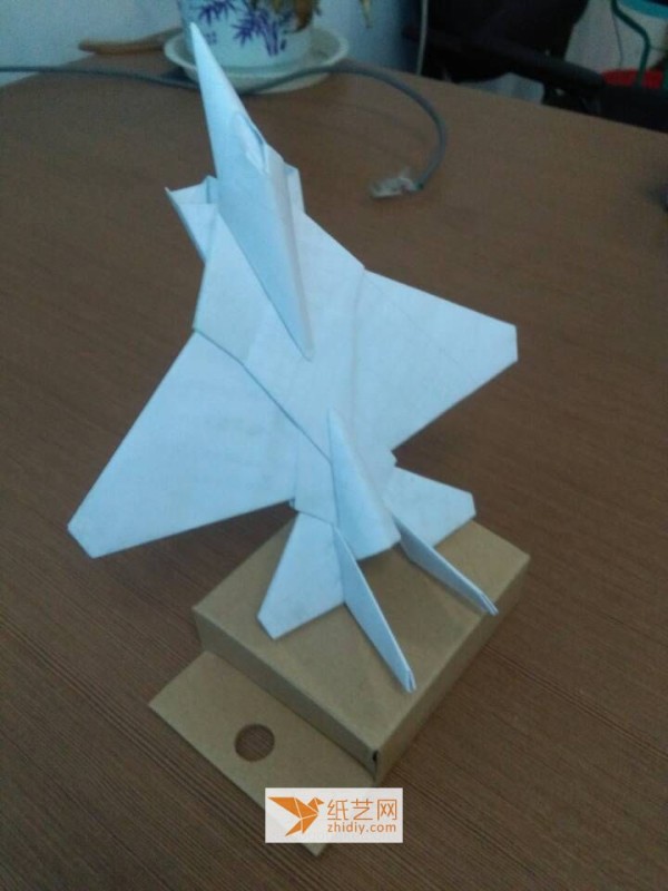 Parent-child handmade origami airplane model tutorial