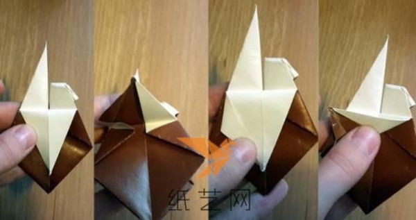 Cute handmade origami boat mandarin duck making tutorial