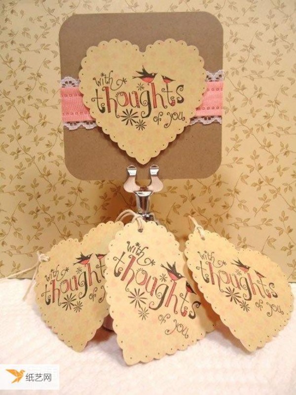 Handmade exquisite and personalized gift box packaging label picture