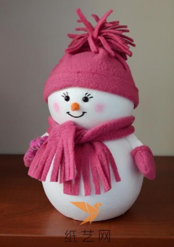 Tutorial on how to make a cute little snowman for New Year’s gift