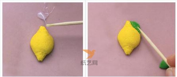 Cute lemon ring making tutorial made from clay