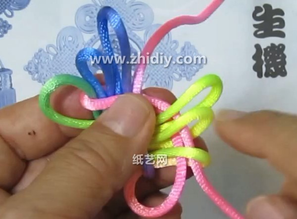 Chinese Knot Classic Intermediate Beginner Three Treasures Three Sets of Knot Art