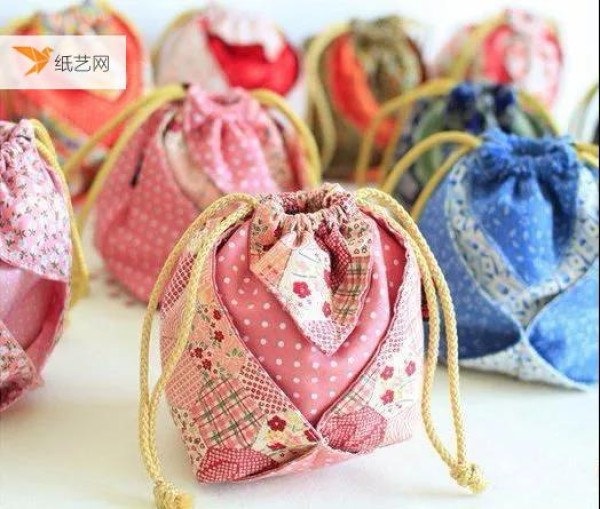 Fabric drawstring pockets can be fun!