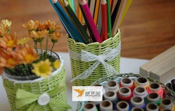 How to make beautiful paper rattan handicrafts