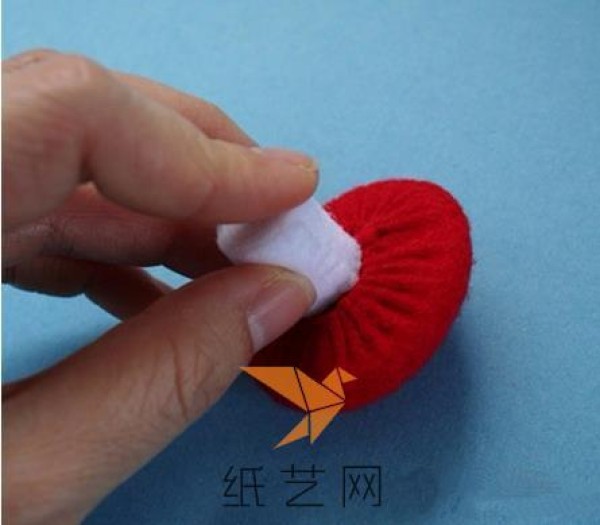 Tutorial on how to make cute non-woven mushrooms