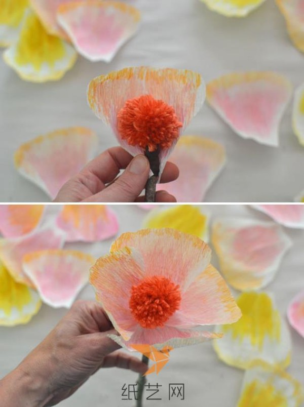 Beautiful handmade DIY paper flower making tutorial