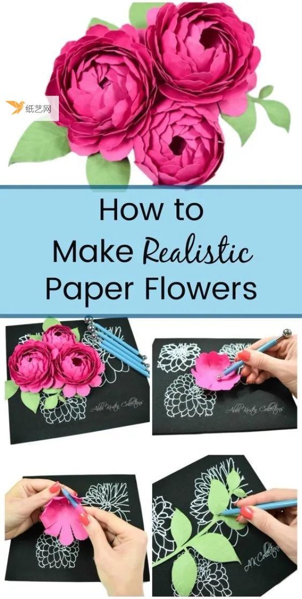 A lot of paper carvings, tutorial collection, roses, peonies (with templates, video tutorials)