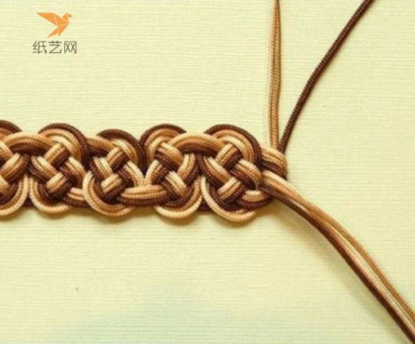 Weaving tutorial Simple and elegant three-color braided bracelet making tutorial