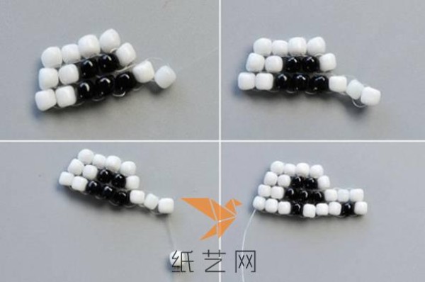 Tutorial on how to make small skull beaded earrings