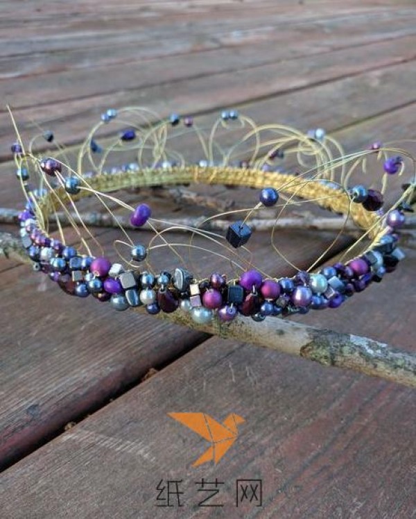 Super beautiful handmade DIY tiara making tutorial