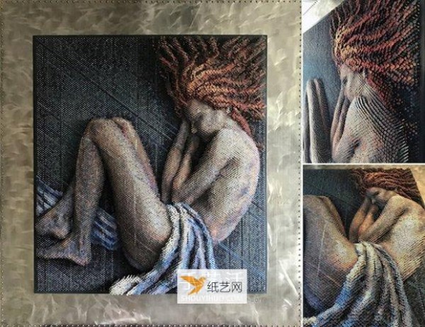 3D image made using tens of thousands of screws