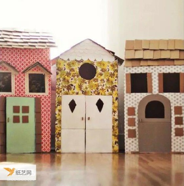 Tutorial on how to make a special children’s toy house using waste cardboard boxes