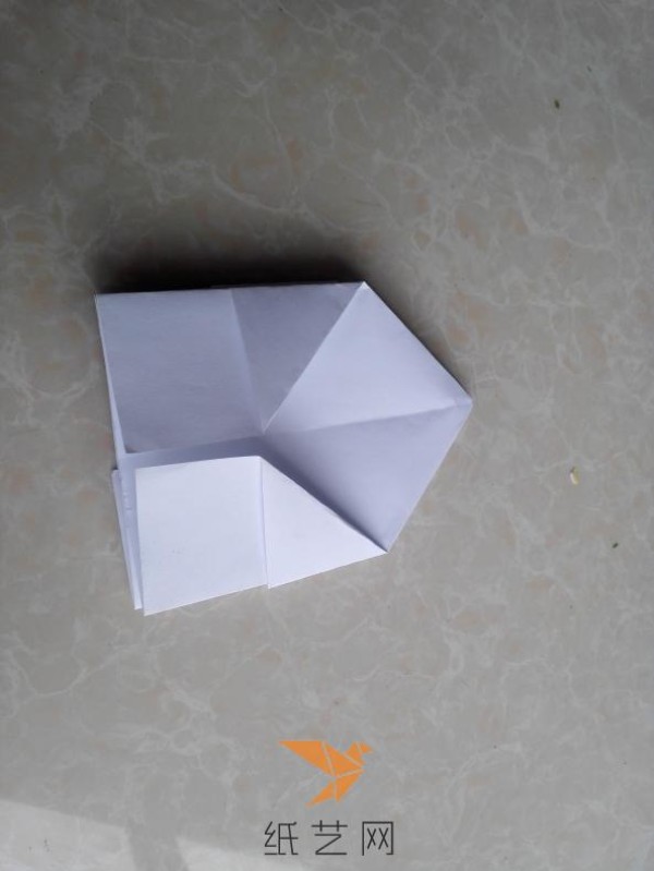 Trash box folding method - simple