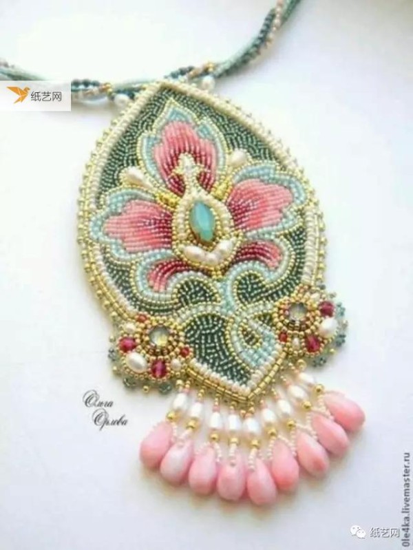 Flat beaded jewelry crafting tutorial! Stunning!