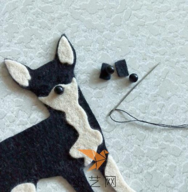 Tutorial on making cute dog refrigerator magnets for New Year’s gift