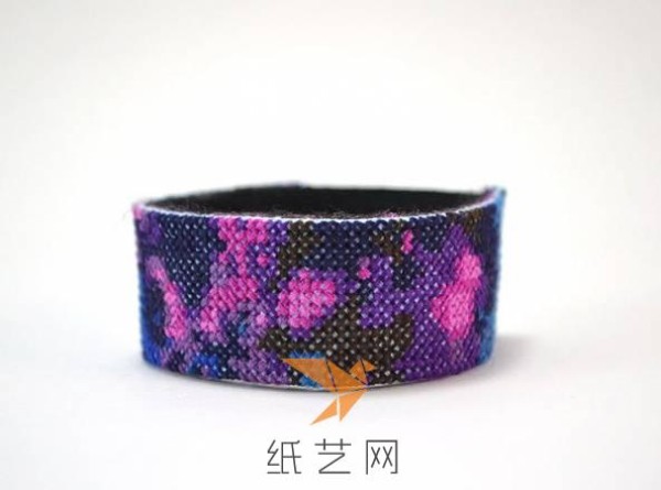 Beautiful starry sky cross stitch bracelet making tutorial