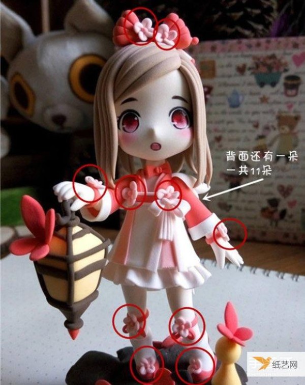 Tutorial on how to use ultra-light clay to make a little loli doll in the Dragon Nest Splendid Set