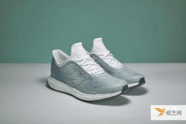 adidas jogging shoes made from 100% recycled ocean waste