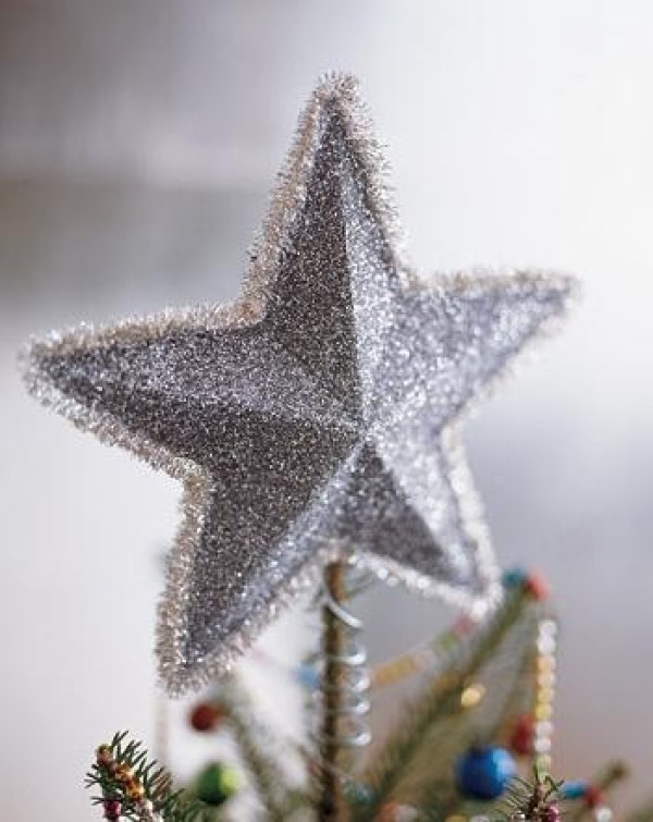 Tutorial on how to make shiny stars on top of Christmas tree