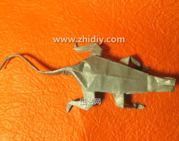 Origami video tutorial for origami lizard