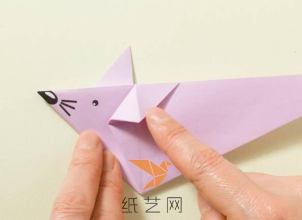 Cute childrens handmade origami little mouse origami tutorial for the New Year of the Rat