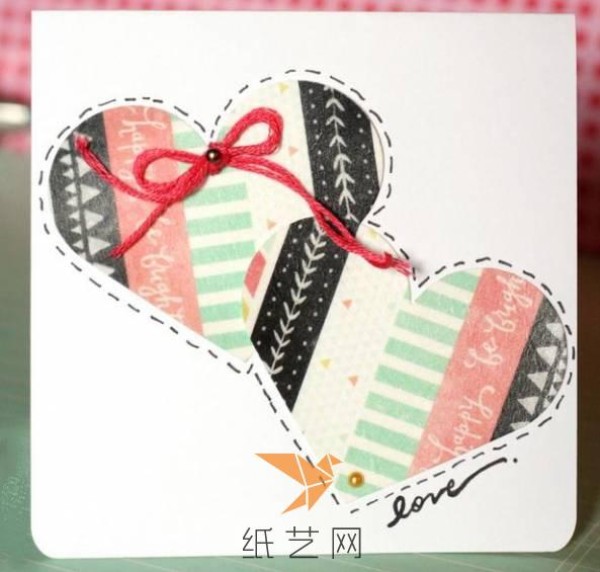 Simple and beautiful washi tape tutorial for making greeting cards