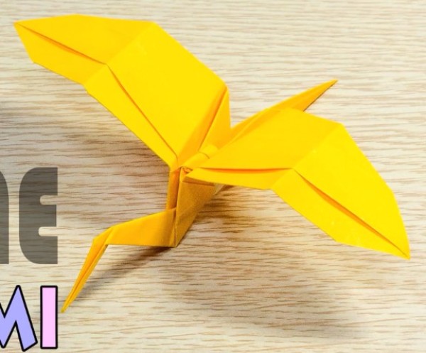 Creative folding tutorial for the new origami paper crane