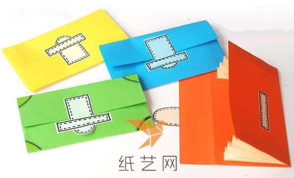 Cute origami wallet making tutorial for children