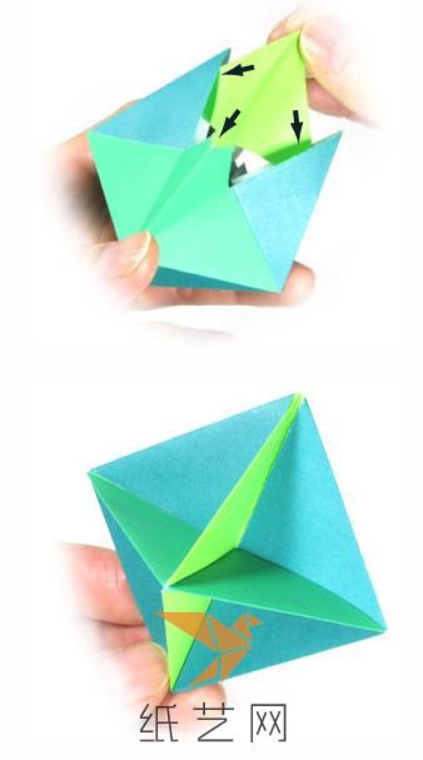 Tutorial on making a wonderfully shaped three-dimensional star origami module