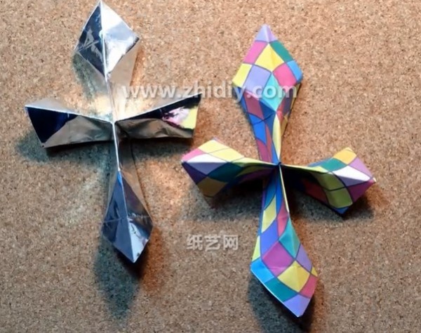 Origami Cross 3D Origami Making Tutorial