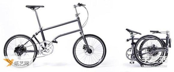 Step on your own electricity! Magnet locking folding bicycle design and production