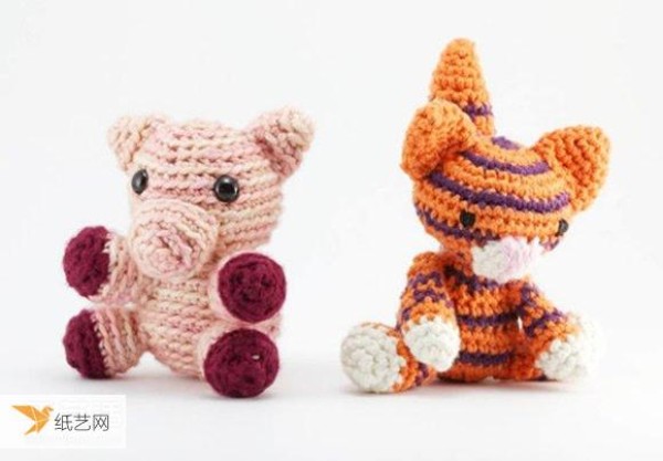 Cute, beautiful and healing animal dolls knitted with crochet