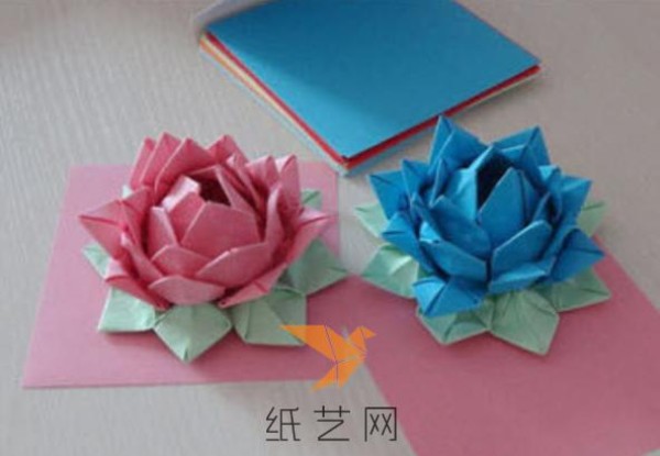 Christmas Origami Lotus Tutorial Origami Tutorial