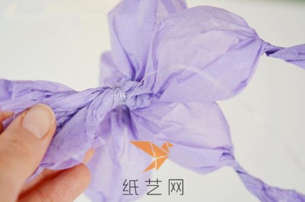 Beautiful paper art platycodon flower making tutorial