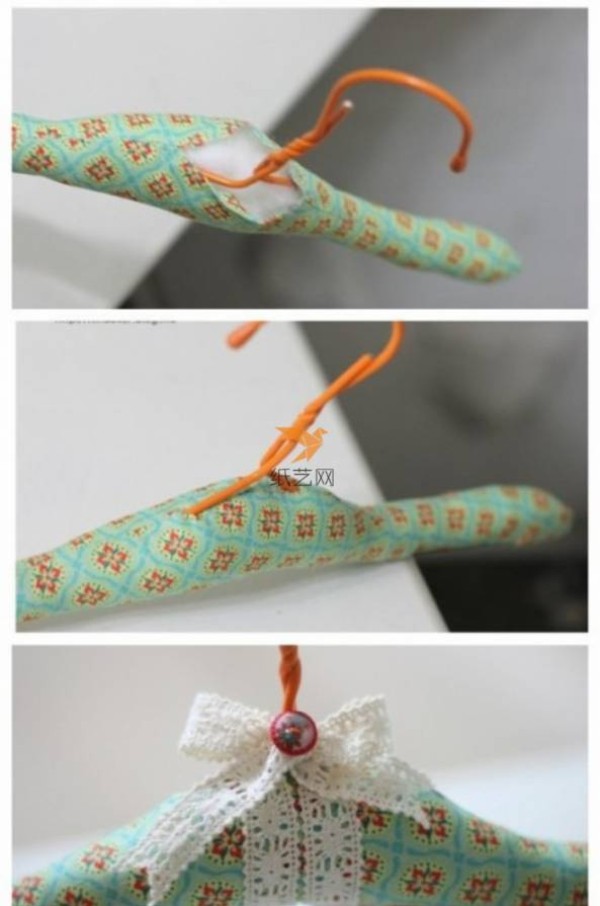 Cloth Art teaches you how to make beautiful and good-looking cotton non-slip clothes hangers.