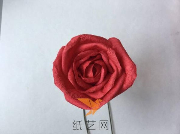 Paper art rose making tutorial