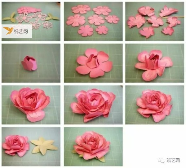 26 large paper flower tutorial templates are here!