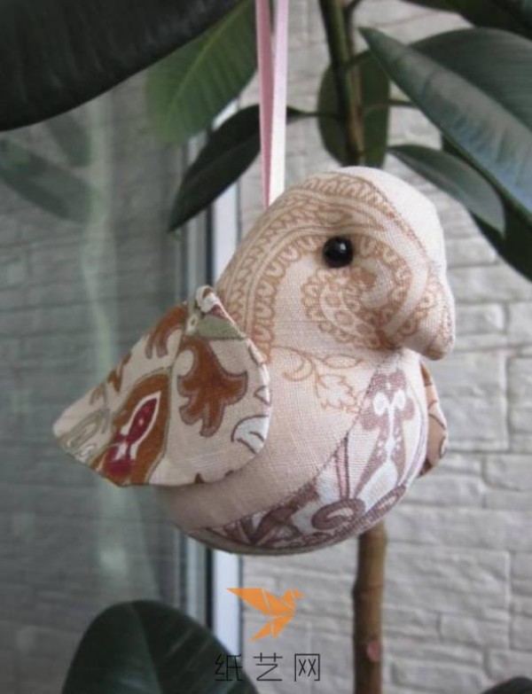 Cute fabric bird car decorations for Father’s Day gifts