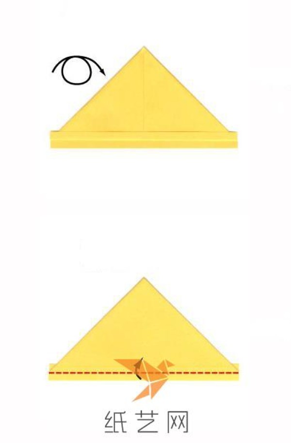 Tutorial on making origami boats for children during the Mid-Autumn Festival