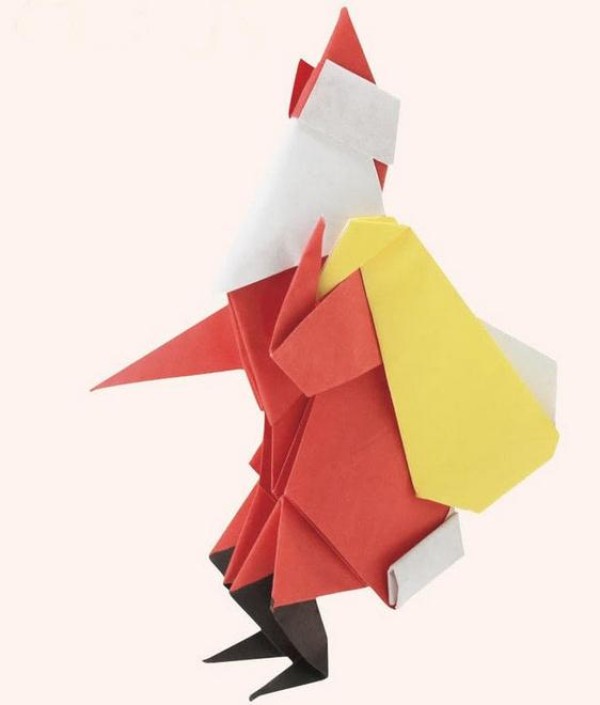 Origami Santa Claus Making Tutorial