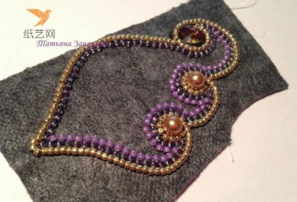 Golden Pheasants Dawn Beaded Embroidery Jewelry Making Tutorial Beading Continued Tutorial