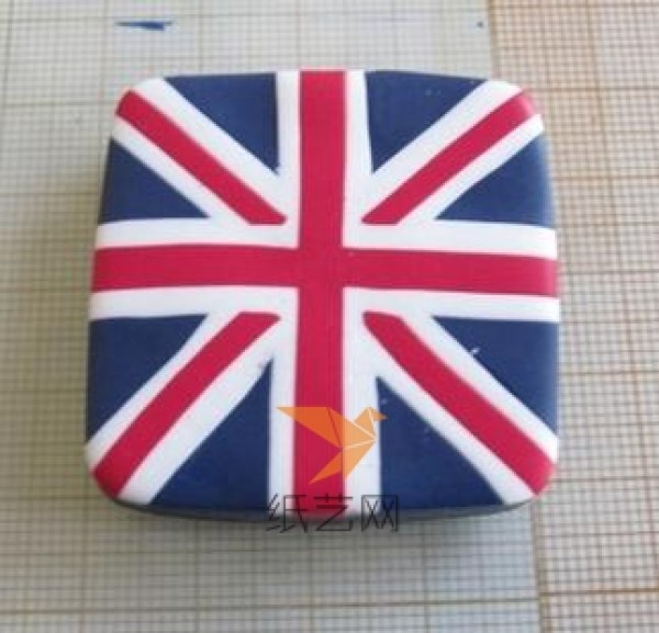 Union Jack Necklace Tutorial Made from Clay