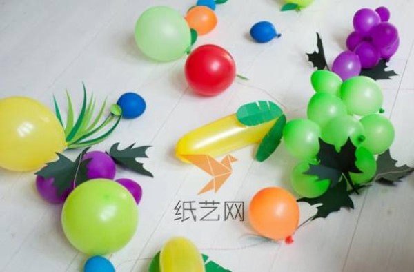 Simple and beautiful balloon making fruit decoration tutorial