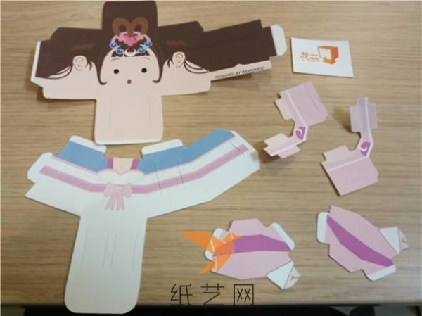 I am cute-Chang'e 3D paper model