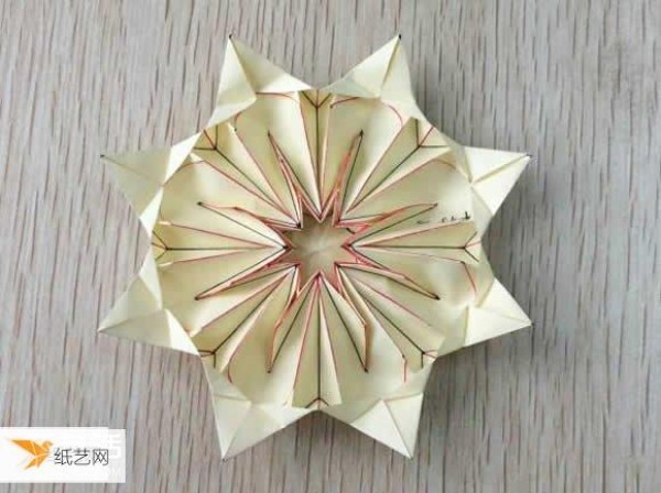 Illustrated tutorial on folding method of beautiful babaihua