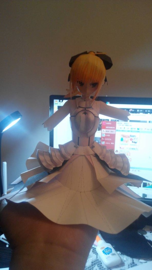 Guzi One Piece King SABER Papercraft Tutorial