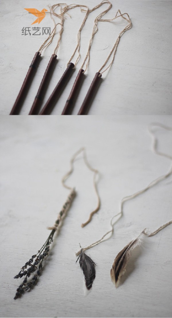 Tutorial on turning waste into treasure: beautiful wind chimes made from dead branches